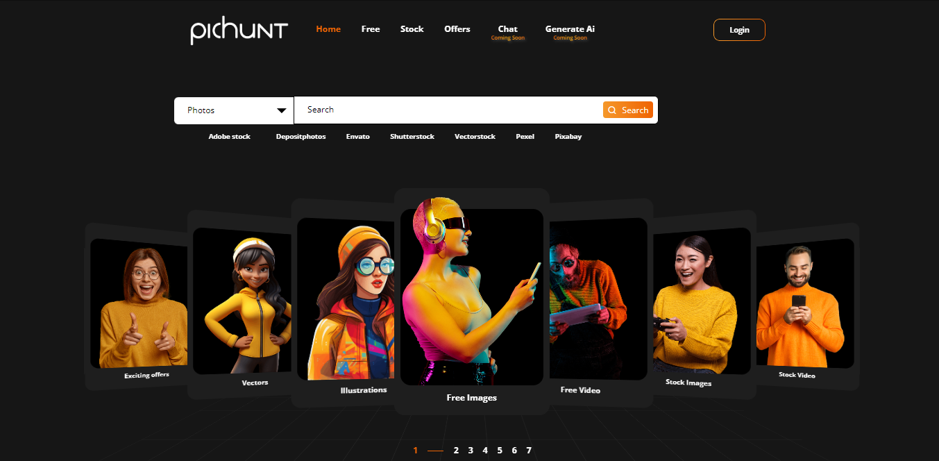 Pichunt: Explore the world’s first Image & Video Search Engine Website and App